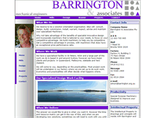 Tablet Screenshot of barrington.org.au
